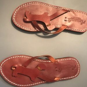 Dachshund flip flops